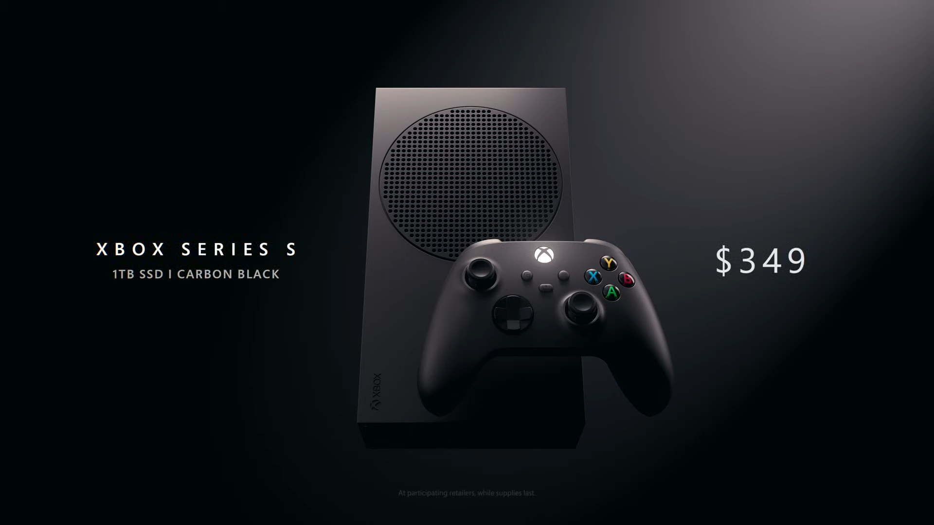 The new Xbox Series S.