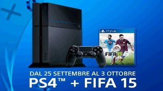 Sony presenta una vendita abbinata con PS4 e FIFA 15
