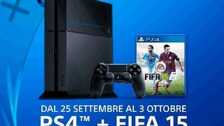 Sony presenta una vendita abbinata con PS4 e FIFA 15
