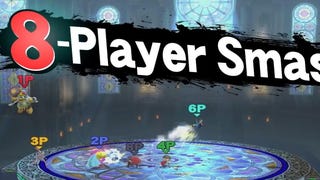 Super Smash Bros. Wii U com mais níveis para 8 jogadores