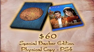 Shenmue 3 com edição física para a PS4