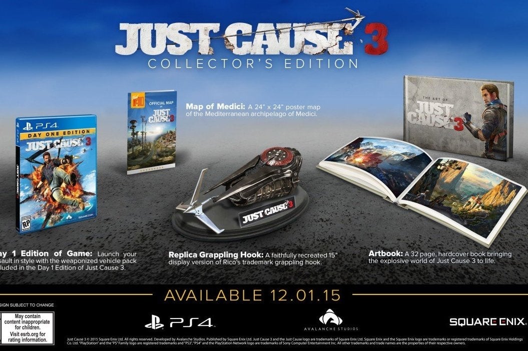 Just Cause 3 Collector's Edition onthuld
