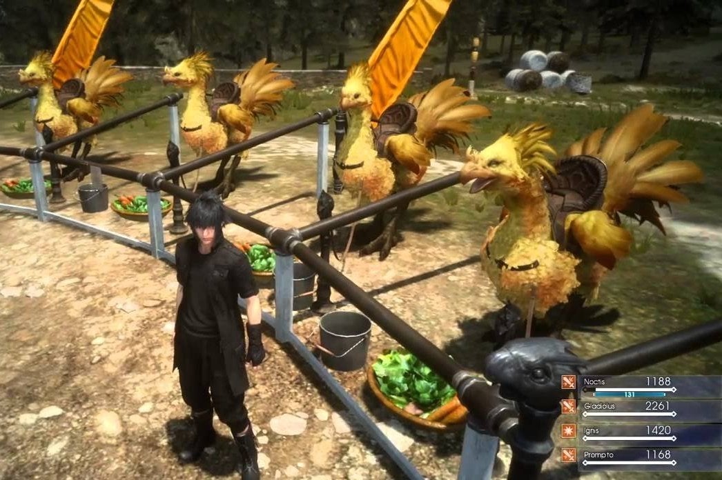 TGS 2015 trailer Final Fantasy 15 toont Chocobo's en vissen