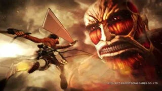 Dêem uma vista de olhos pelo combate de Attack on Titan