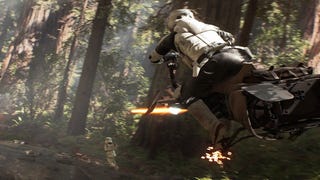 Star Wars Battlefront: Endor Bike Chase Gameplay