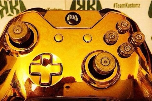 Pimped game controllers with bullets and diamonds - who makes these ...