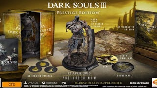 Prestige Edition de Dark Souls 3 está esgotada no Reino Unido