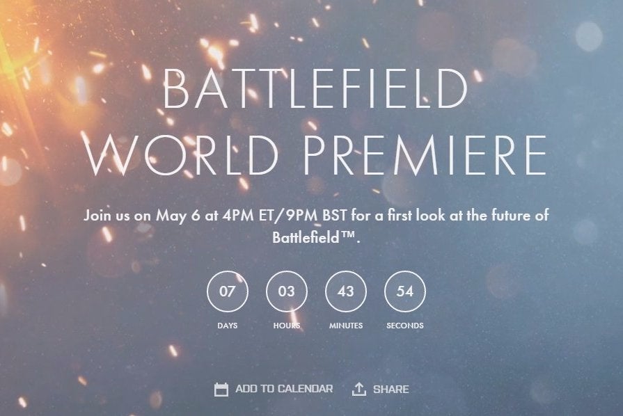 Nieuwe Battlefield wordt 6 mei aangekondigd