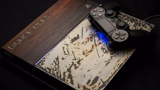 Criam PS4 de Dark Souls 3 em metal e madeira