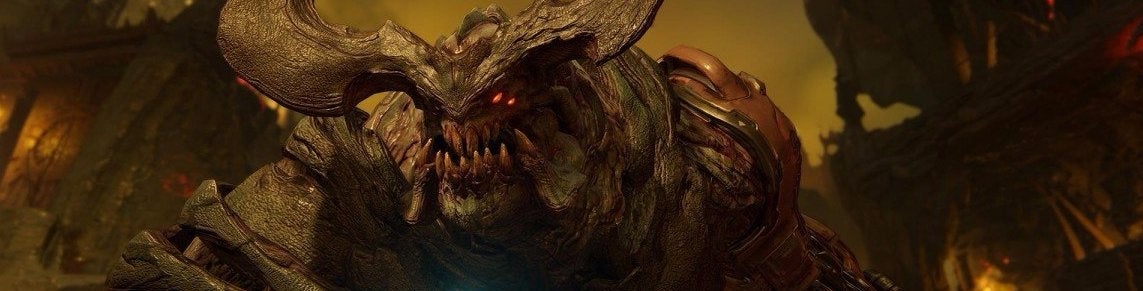 The guy you're playing as in Doom is playing Doom