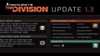The Division: actualización 1.3 ya disponible en PS4