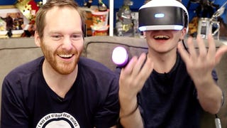 Watch: Chris and Ian experience PSVR and have a lovely time