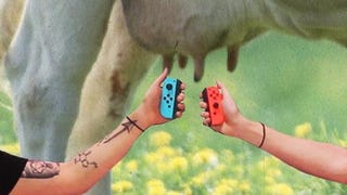 Watch: Chris and Johnny milk a cow using the Nintendo Switch