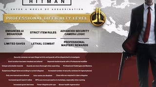 Hitman tendrá un nuevo modo de dificultad 'Profesional'
