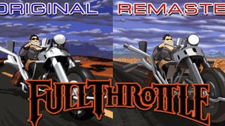 Porovnávací video Full Throttle v originální versus remasterované verzi