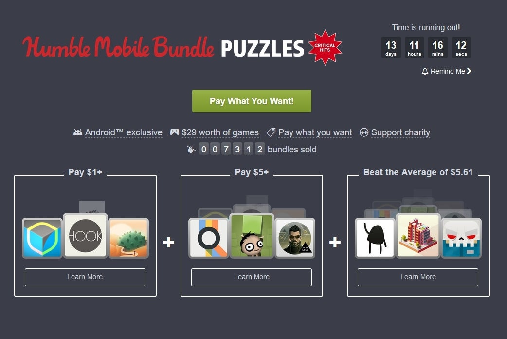 El nuevo Humble Bundle incluye juegos de puzzles para Android ...
