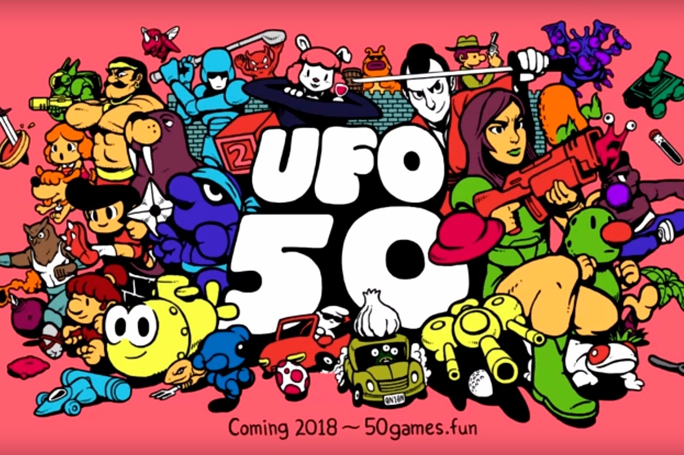 Compilatiegame UFO 50 aangekondigd