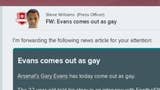 In Football Manager 2018, players can come out as gay