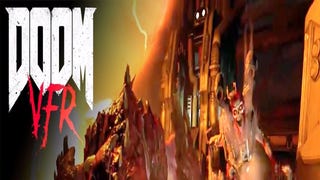 Watch - Ian plays 2 hours of DOOM VFR with an AIM controller