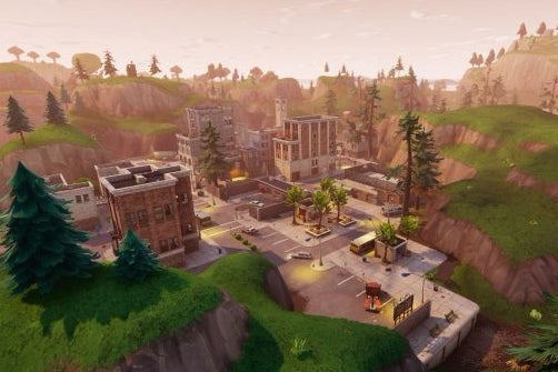 Fortnite Battle Royale update past map aan