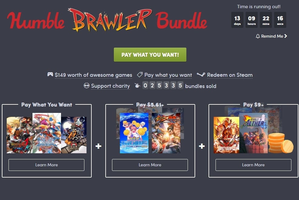 Nuevo Humble Bundle dedicado a los juegos de lucha | Eurogamer.es