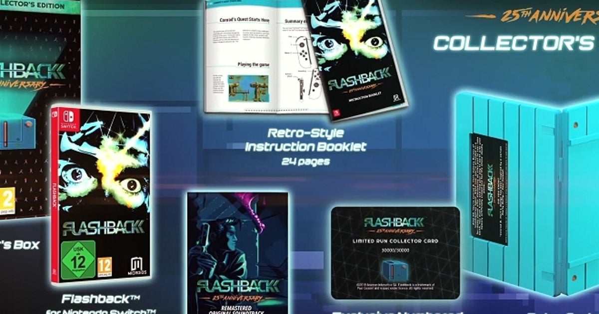 Flashback Switch Label Flashback 25th Anniversary anunciado para Switch | Eurogamer.es