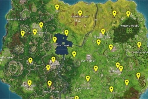 Fortnite Vending Machine locaties - Hier koop je wapens met materials