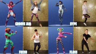 Here are the stars of BBC's Strictly Come Dancing jumping on the Fortnite bandwagon