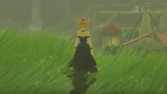 Now there's a Bowsette mod for Zelda: Breath of the Wild | Eurogamer.net