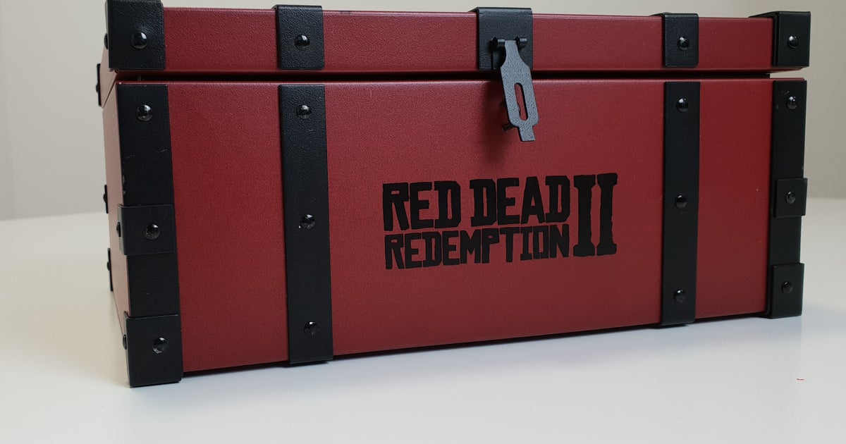 Red Devil Shell Box Red Dead Redemption 2 - Collector's Box Unboxing | Eurogamer.pt