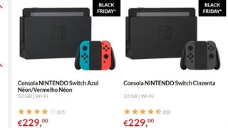 Nintendo Switch a 229€ na Worten