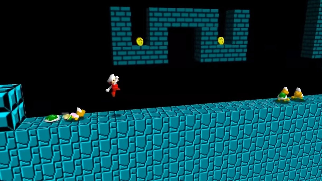 Mario hacker recreates original Super Mario Bros. in Super Mario 64