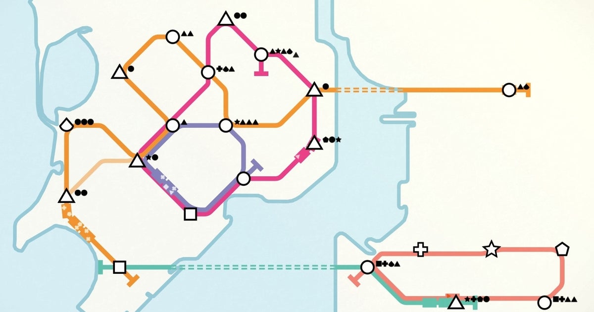 Map Mini Trans Mini Metro plays with the tube map in fascinating ways | Eurogamer.net