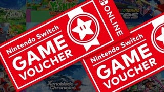 Nintendo launches £84 vouchers for two Switch games