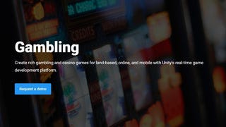 Unity retira un post promocionando sus nuevas herramientas para crear juegos de azar