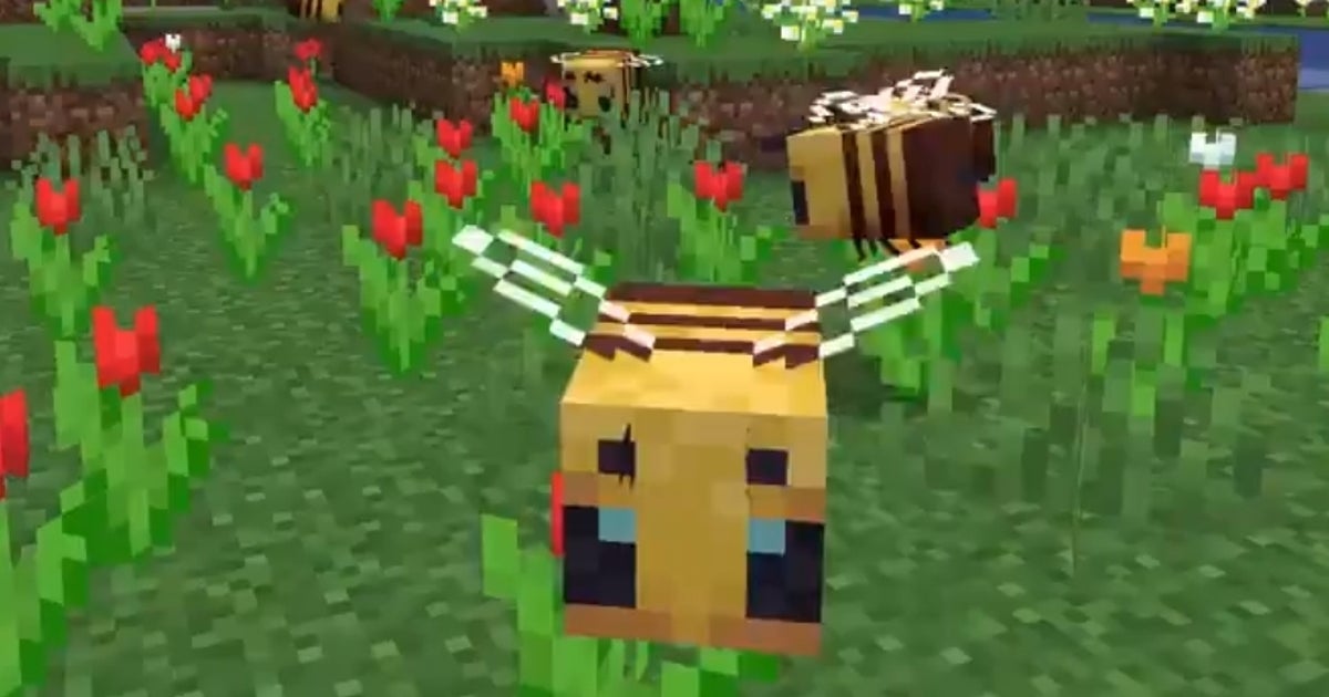 Bees Minecraft Java Minecraft's latest Java update adds bees, hives and honey | Eurogamer.net