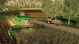 Sklizeň slámy v DLC pro Farming Simulator 19