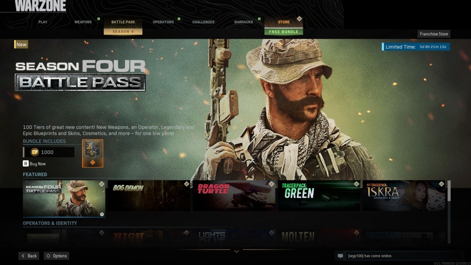 Call of Duty: Modern Warfare en Warzone Season 4 is gestart