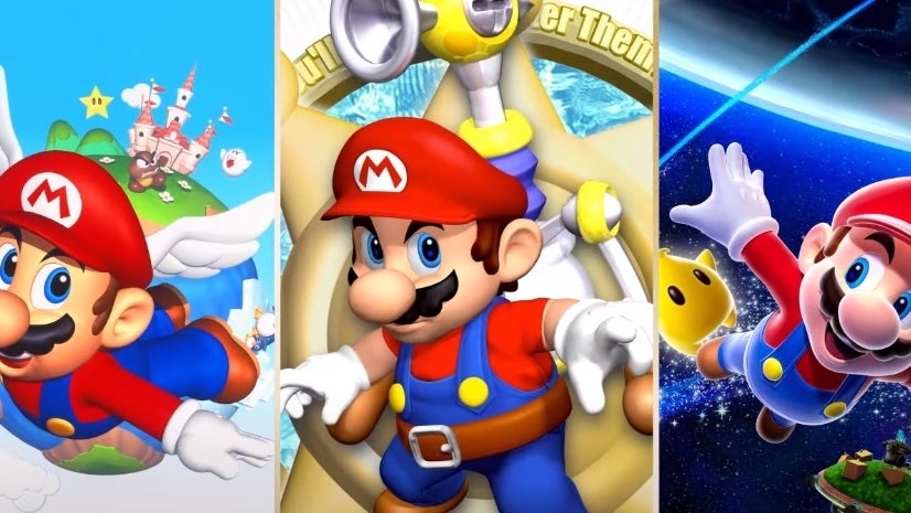 Mario 64 mario on sale sunshine mario galaxy