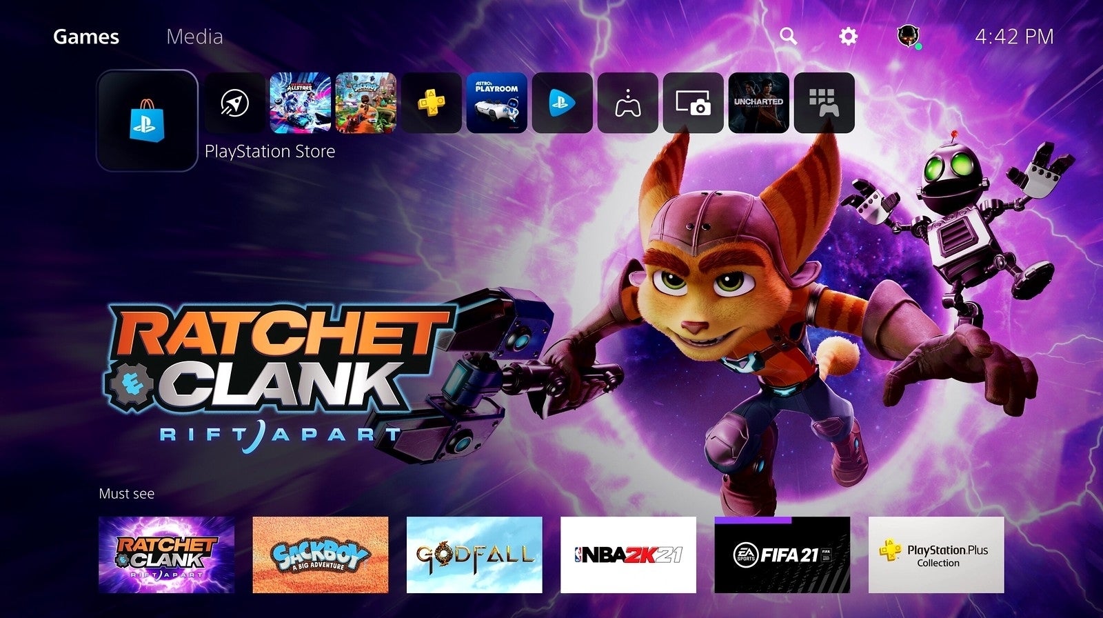 PlayStation 5 user interface onthuld