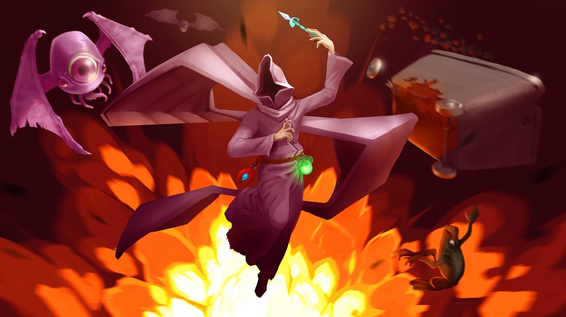 Noita review - a merciless and utterly chaotic wizarding delight 