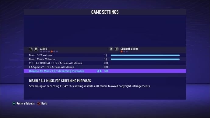 FIFA 21 krijgt optie om muziek met auteursrechten uit te schakelen