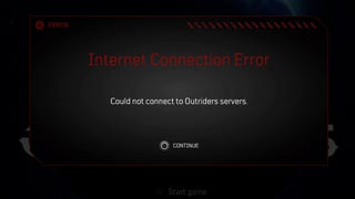 Outriders is suffering login issues on launch day
