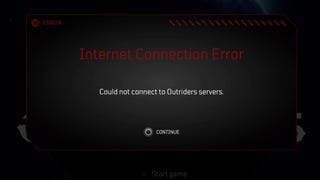 Outriders is suffering login issues on launch day