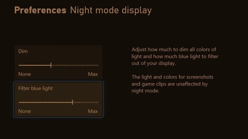 Xbox krijgt night mode
