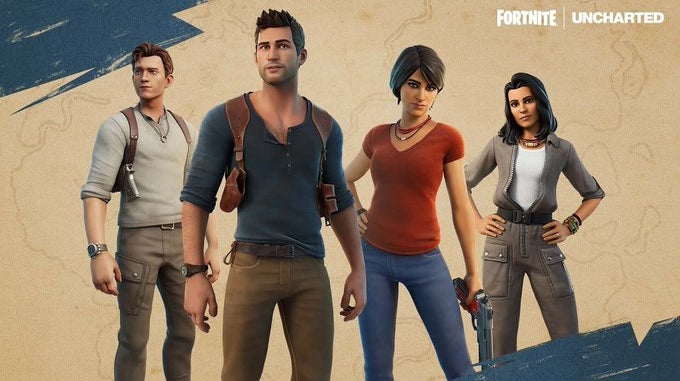 Nathan Drake en Chloe Frazer uit Uncharted komen naar Fortnite
