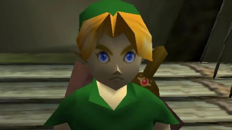 N64 with shop ocarina of time