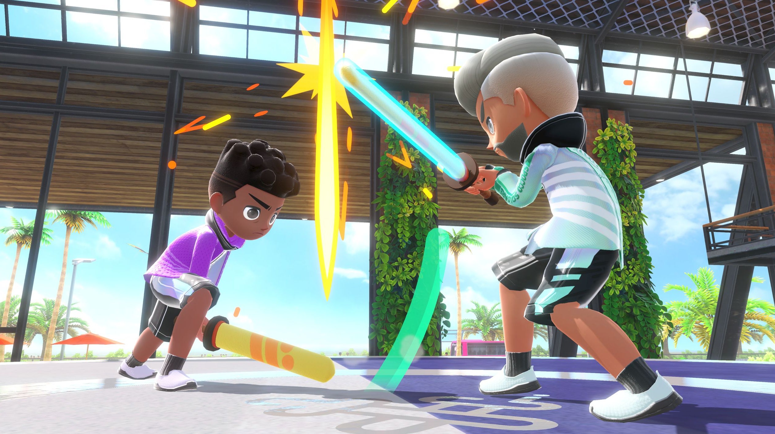 Mii-karakters zitten in Nintendo Switch Sports