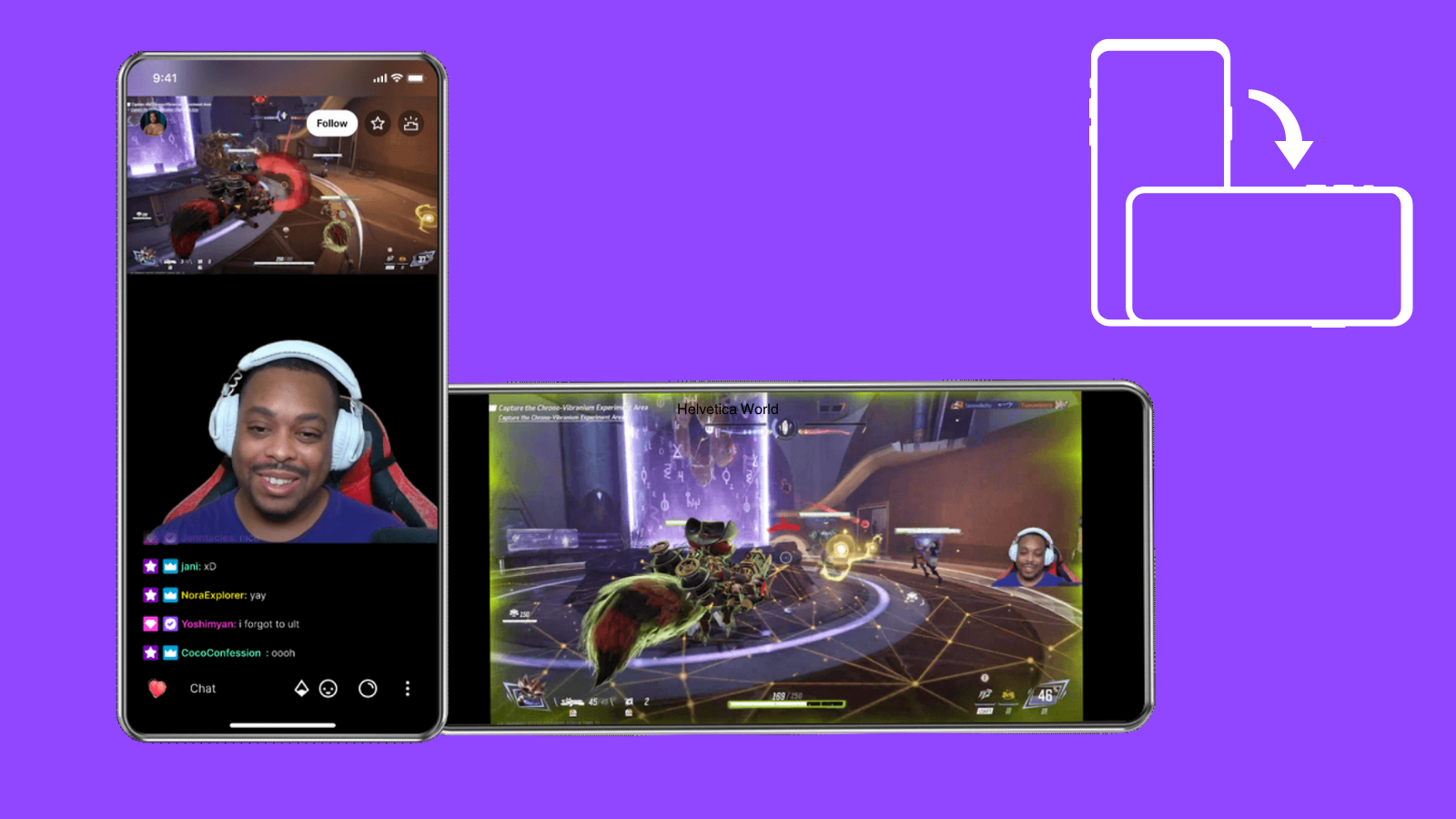 Twitch's new Dual Format feature lets streamers broadcast horizontally and vertically at the same time