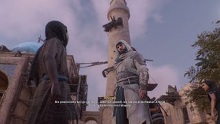 Assassin's Creed Mirage - chłopiec na wieży, Skok wiernych